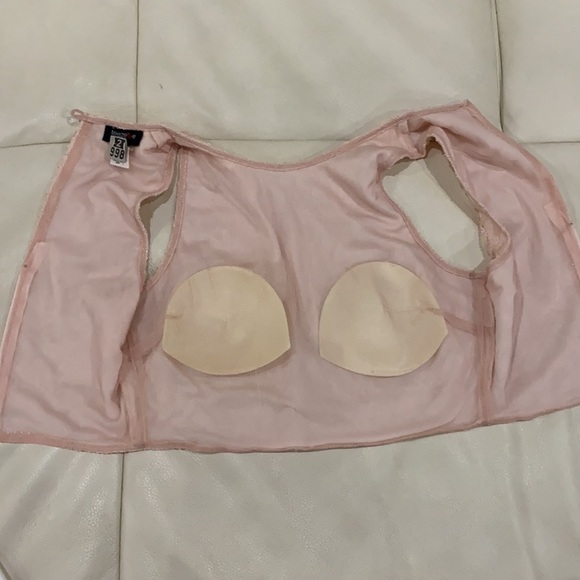 Junior Formal two piece dress Blush pink sz 1 - Picture 9 of 11